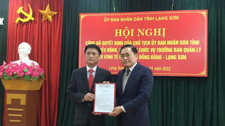 Cách chức Trưởng Ban Quản lý Khu KTCK Đồng Đăng – Lạng Sơn