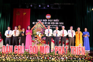 Đại hội MTTQ huyện Xuân Trường (Nam Định): Đưa quê hương Tổng Bí thư Trường Chinh sớm thành huyện 'Nông thôn mới kiểu mẫu'