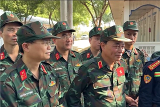 Lực lượng cứu hộ cứu nạn Việt Nam trinh sát hiện trường động đất tại Myanmar