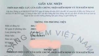 Quá tải tra cứu xe ô tô tự động giãn chu kỳ kiểm định