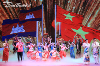 ẢNH: Lễ kỷ niệm 55 năm Ngày thiết lập quan hệ ngoại giao Việt Nam-Campuchia