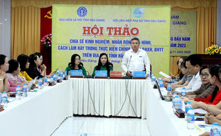 Hậu Giang: Gần 7.000 hội viên phụ nữ tham gia bảo hiểm xã hội, bảo hiểm y tế