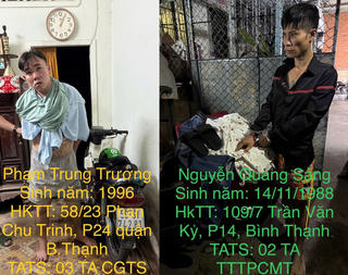 TPHCM: Bắt 'nóng' 2 đối tượng cướp giật