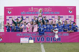 Giải bóng đá Nữ Cúp Quốc gia 2023 có nhà vô địch mới