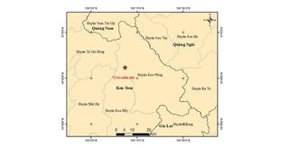 Xảy ra động đất có độ lớn 3,6 tại Kon Tum