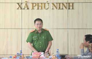 Đoàn công tác Thành ủy Đà Nẵng làm việc với xã Phú Ninh về công tác chuẩn bị Đại hội