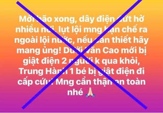 Phạt gần 556 triệu đồng đối với người đăng tin giả