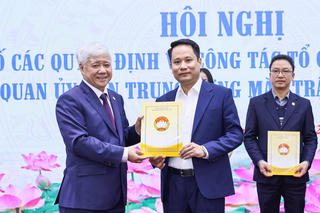 Nhà báo Trương Thành Trung là Tổng Biên tập Báo Đại Đoàn Kết