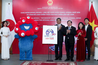Linh vật EXPO 2025 đến Hà Nội