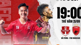 Tối nay, CLB Hải Phòng đá trận mở màn tại AFC Cup 2023