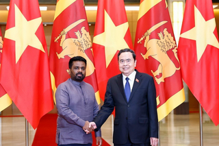 Chủ tịch Quốc hội Trần Thanh Mẫn hội kiến Tổng thống Sri Lanka