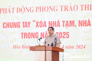 Thủ tướng phát động Phong trào thi đua cả nước chung tay 'Xóa nhà tạm, nhà dột nát' trong năm 2025