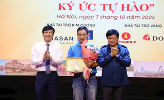 Cuộc thi '70 năm Giải phóng Thủ đô: Ký ức tự hào': Tác phẩm 'Hiện thực hóa giấc mơ sông Hồng' đạt giải Nhất