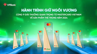 Mastercard vinh danh VPBank với 9 giải thưởng danh giá