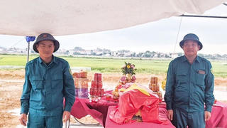 Tìm thấy hài cốt liệt sĩ bị doanh nghiệp san gạt ở Thái Nguyên