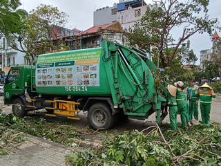 Hải Phòng: 1.500 cán bộ môi trường dồn tổng lực dọn cây đổ sau bão