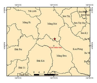 Quảng Ngãi: Động đất 3.3 độ richter ở xã Măng Bút