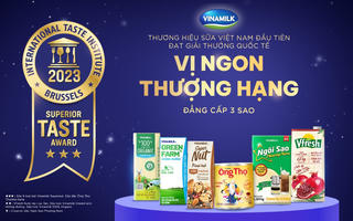 Thương hiệu sữa Việt Nam đầu tiên có sản phẩm đạt 3 sao từ giải thưởng Superior Taste Award (Vị ngon thượng hạng)