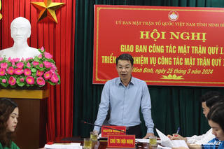 Ninh Bình: Hoàn thành 119/143 đại hội Mặt trận cấp cơ sở