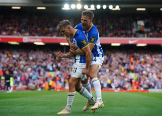 Liverpool hòa 3-3 với Brighton ở vòng 9 Premier League