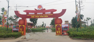 [ẢNH] Độc đáo kiến trúc trại văn hoá ở Đền Hùng