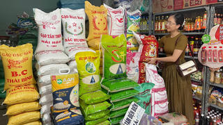 Ngăn giá gạo sốt ảo