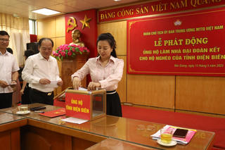 Bắc Giang: Hoàn thành kế hoạch xây nhà Đại đoàn kết cho người nghèo tỉnh Điện Biên