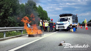 Diễn tập cứu nạn trên cao tốc Đà Nẵng - Quảng Ngãi