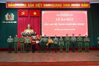 Công an tỉnh Đắk Nông tạo nguồn máu phục vụ khám, chữa bệnh cho cán bộ chiến sĩ và nhân dân