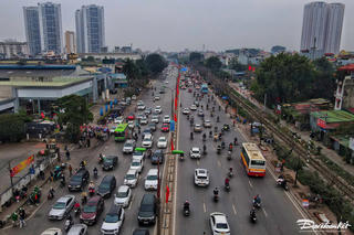 Hà Nội: Nhiều nơi đường thông thoáng, người dân thuận lợi về quê nghỉ Tết