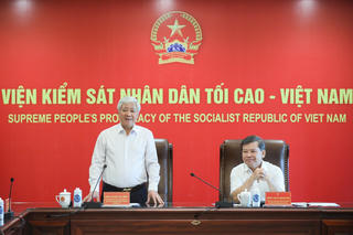 Đoàn kiểm tra của Ban Bí thư do Chủ tịch Đỗ Văn Chiến làm Trưởng đoàn công bố kết luận kiểm tra đối với Ban cán sự Đảng Viện Kiểm sát Nhân dân Tối cao