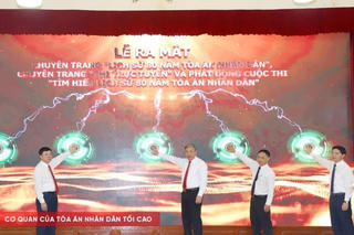 Ra mắt Chuyên trang đặc biệt ‘Lịch sử 80 năm Tòa án nhân dân’ và phát động Cuộc thi ‘Tìm hiểu lịch sử 80 năm Tòa án nhân dân’