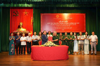 Báo Cựu chiến binh và Viện PSD hợp tác truyền thông phòng, chống ma túy