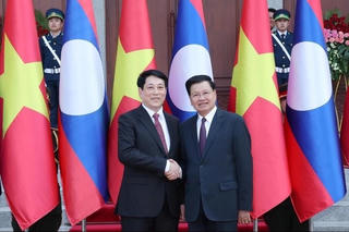 'Chuyến thăm của Chủ tịch nước Lương Cường làm sâu sắc hơn mối quan hệ Việt-Lào'