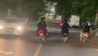 Xử lý nhóm thanh thiếu niên điều khiển mô tô lạng lách, đánh võng trên đường phố