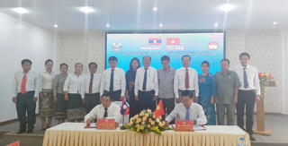 Mặt trận 2 tỉnh Quảng Trị và Savannakhet (Lào) tổ chức Hội đàm trao đổi kinh nghiệm