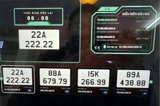 Tuyên Quang đấu giá biển số 'ngũ quý 2', chốt giá khủng hơn 12 tỷ đồng