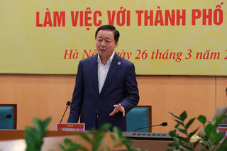 Phó Thủ tướng Trần Hồng Hà làm việc với TP. Hà Nội về 3 nhiệm vụ quan trọng, cấp bách