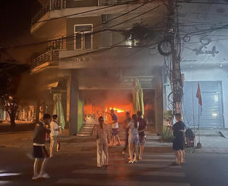 Vietcombank thông tin về vụ cháy phòng giao dịch ở Quảng Trị