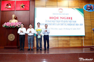 Ông Bùi Văn Phúc được hiệp thương giữ chức Chủ tịch Ủy ban Mặt trận Tổ quốc Việt Nam TP Thủ Đức