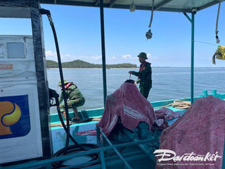 Quảng Ninh: Kịp thời dập tắt đám cháy tàu bán xăng dầu trên biển