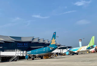 Nhà ga T2 Cảng hàng không quốc tế Phú Bài được đưa vào khai thác từ ngày 28/4