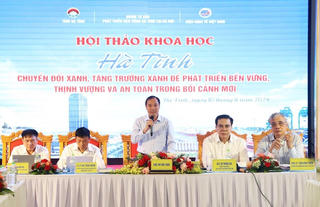 Hà Tĩnh: Chuyển đổi xanh, tăng trưởng xanh để phát triển bền vững