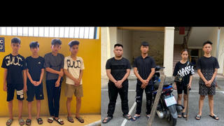 Hải Phòng: Tạm giữ 8 thanh, thiếu niên dùng hung khí đánh nhau