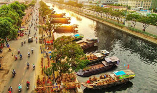 TP HCM: Cấm xe lưu thông ở đường Bến Bình Đông để phục vụ chợ hoa xuân 'trên bến dưới thuyền'