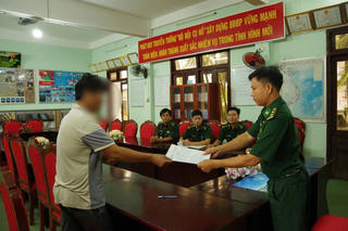 Quảng Ngãi: Phạt 125 triệu đồng thuyền trưởng điều khiển tàu cá vượt ranh giới