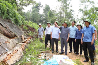 Phát hiện sạt trượt trên núi Y Sơn, tỉnh Bắc Giang công bố tình huống khẩn cấp