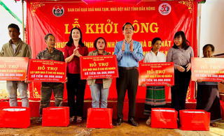 Đắk Nông: Khởi công xoá nhà tạm trên địa bàn toàn tỉnh