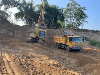 Khai thác cát sỏi trái phép, một cá nhân bị xử phạt hơn 650 triệu đồng