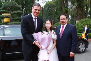 Lễ đón Thủ tướng Tây Ban Nha Pedro Sanchez thăm chính thức Việt Nam